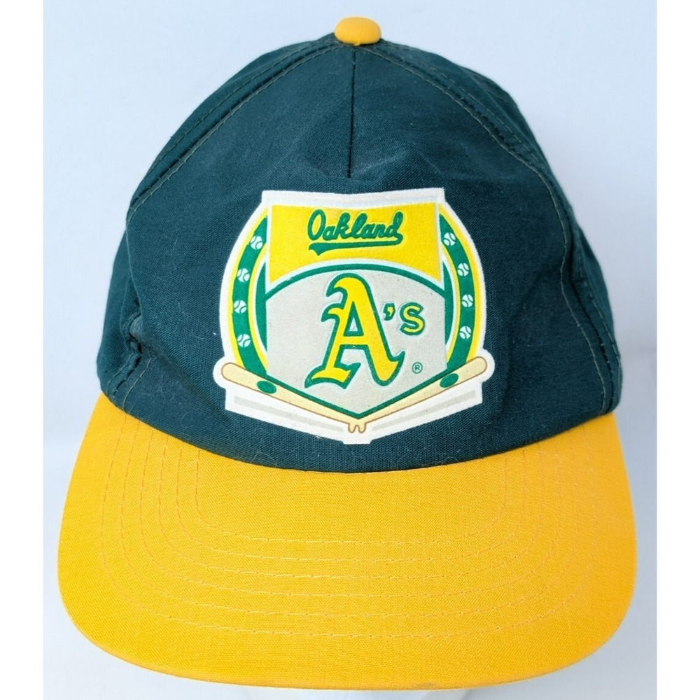 Vintage Oakland Athletic A's Drew Pearson Snapback Hat Cap Hat 80s 90s Patch